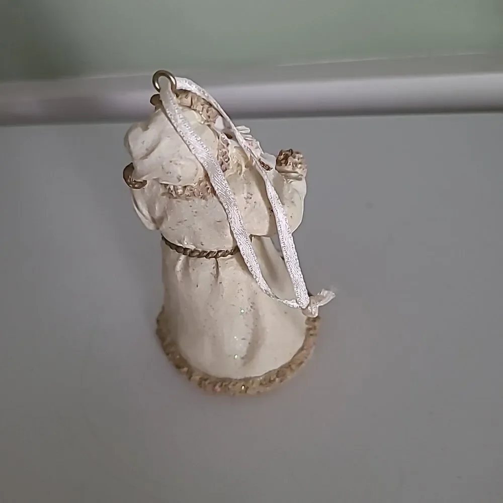Santa Ornament with Clock
